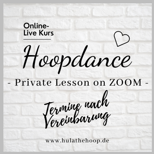 hoop dance einzeltraining online