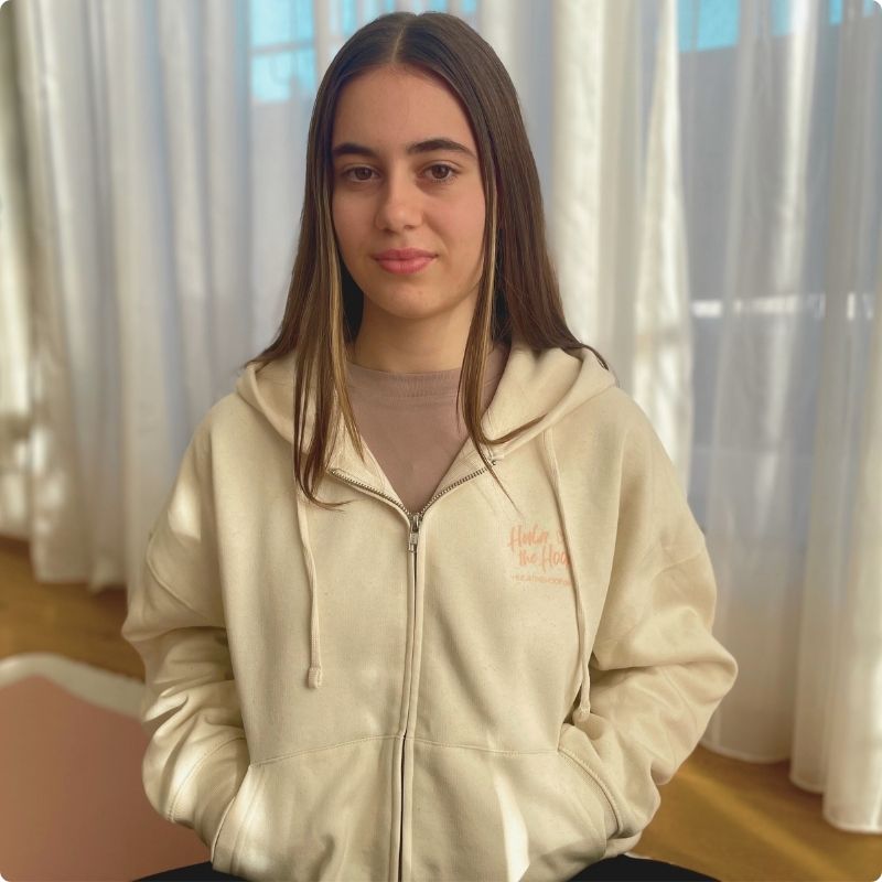 Organic Hoop-Passion Damen Zipper Hoodie – Bild 3