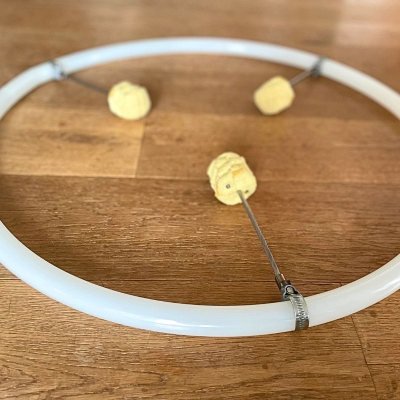 Fire Wick - Iso/Juggling Hoop (3-Docht)
