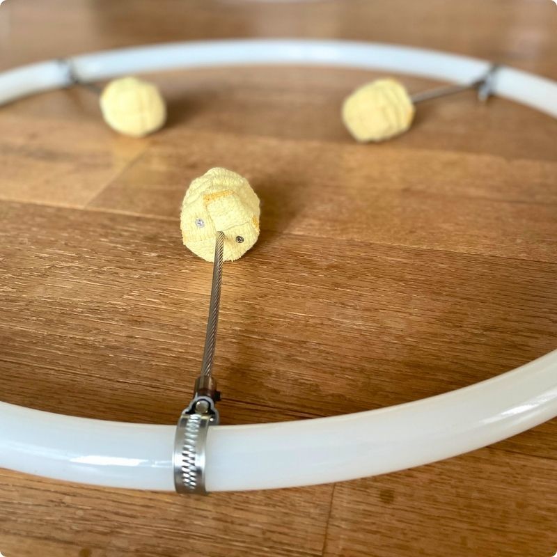 Fire Wick - Iso/Juggling Hoop (3-Docht) – Bild 3